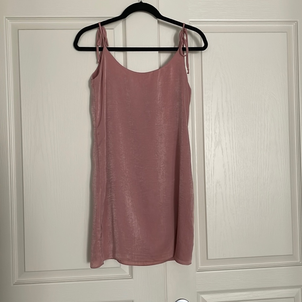 Light Pink Mini Shift Dress